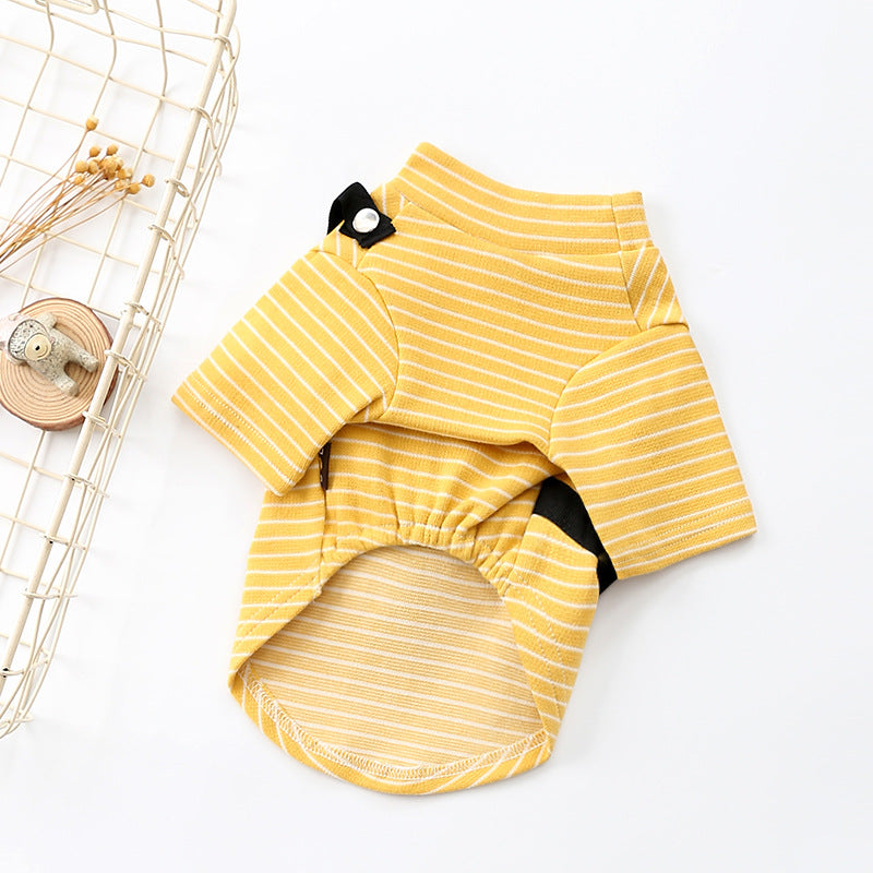 Striped T-Shirt Dog Costume