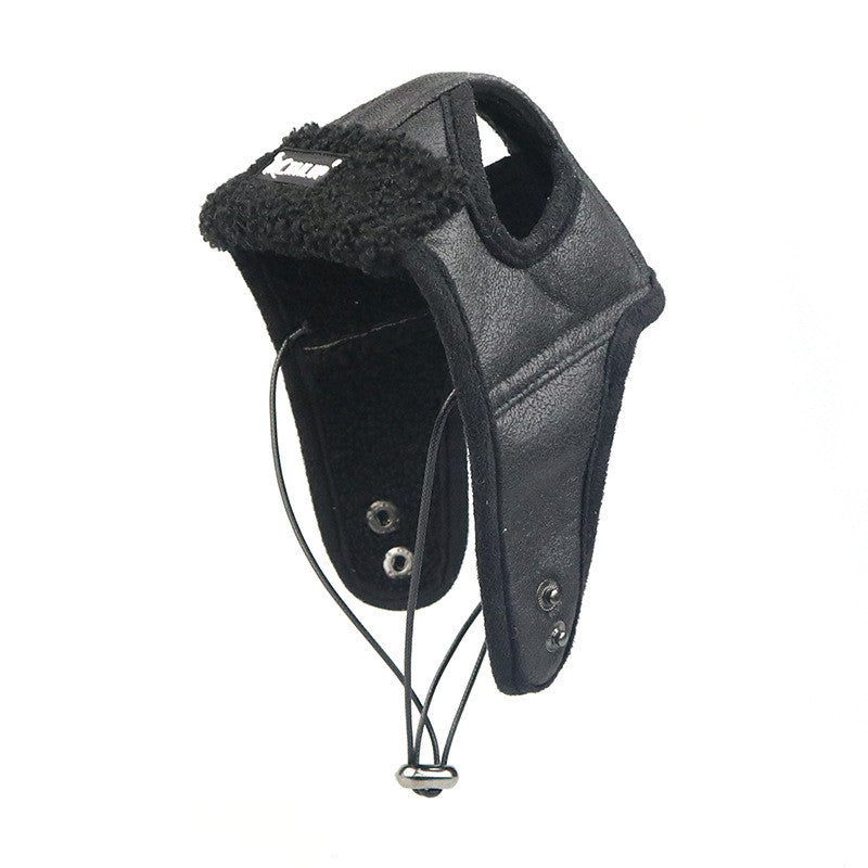 Dog Leather Cap